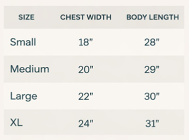 Size Table